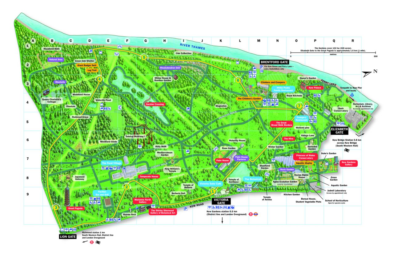 Maps of Kew Gardens