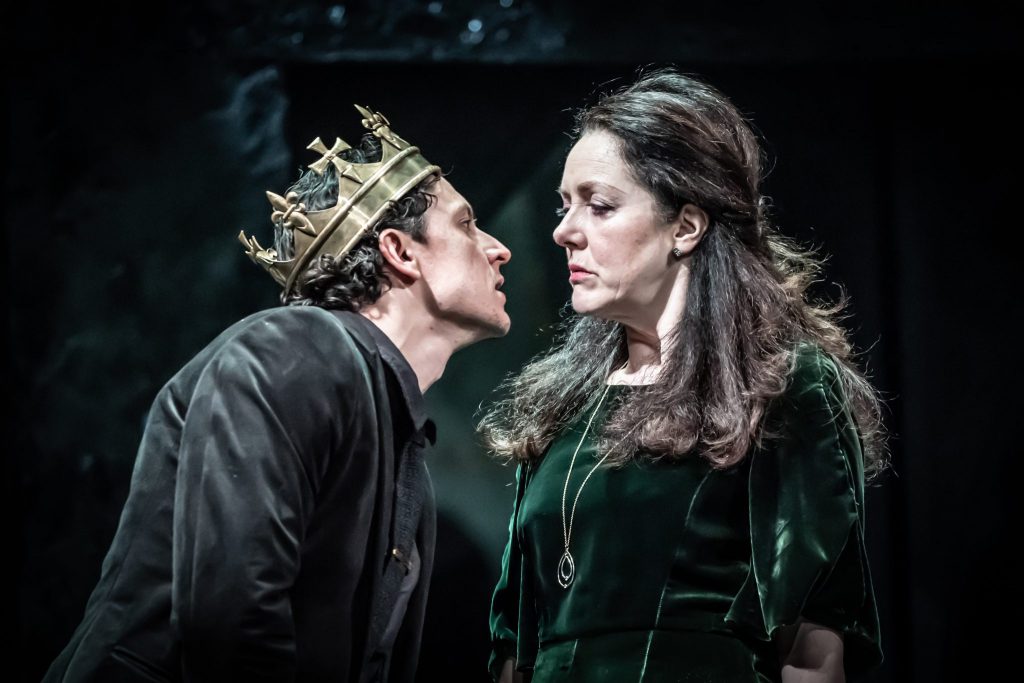 Tom Mothersdale and Derbhle Crotty in Richard III. Photo by Marc ...